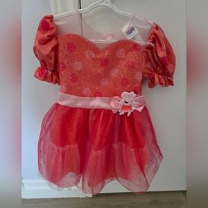Peppa Pig Sparkling Pink and Red Dance Costume